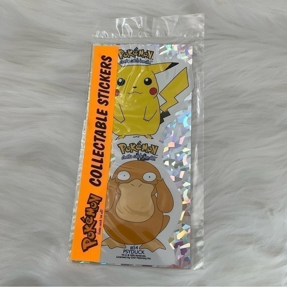 Pokémon Collectible Stickers NWT - Picture 1 of 3